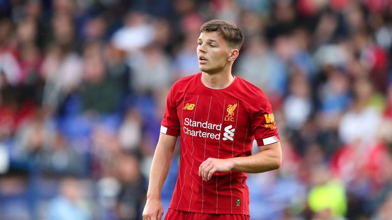 BIRKENHEAD, ENGLAND - JULY 11: Bobby Duncan of Liverpool during the Pre-Season Friendly match between Tranmere Rovers and Liverpool at Prenton Park on July 11, 2019 in Birkenhead, England. (Photo by James Williamson - AMA/Getty Images)