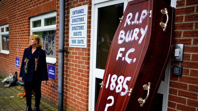 Bury have been expelled from the Football League