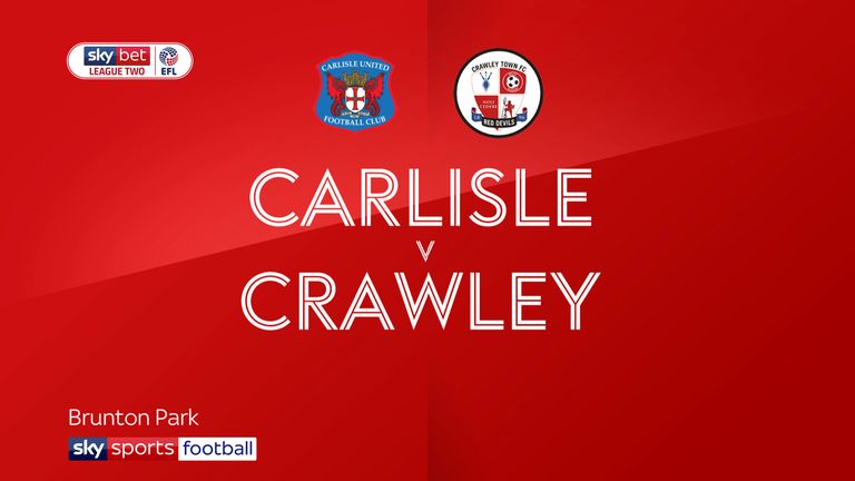 Carlisle vs Crawley