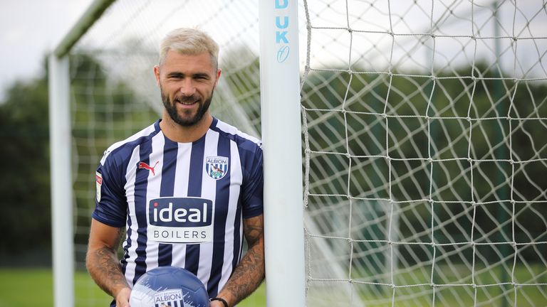 West Bromwich Albion unveil new signing Charlie Austin