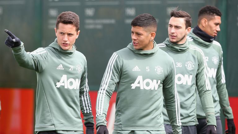 XXX at Aon Training Complex on April 28, 2018 in Manchester, England.