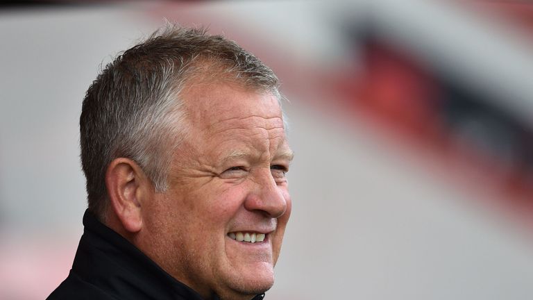 Sheffield United became League One champions, securing 100 points in the process, in Chris Wilder&#39;s first season in charge in charge