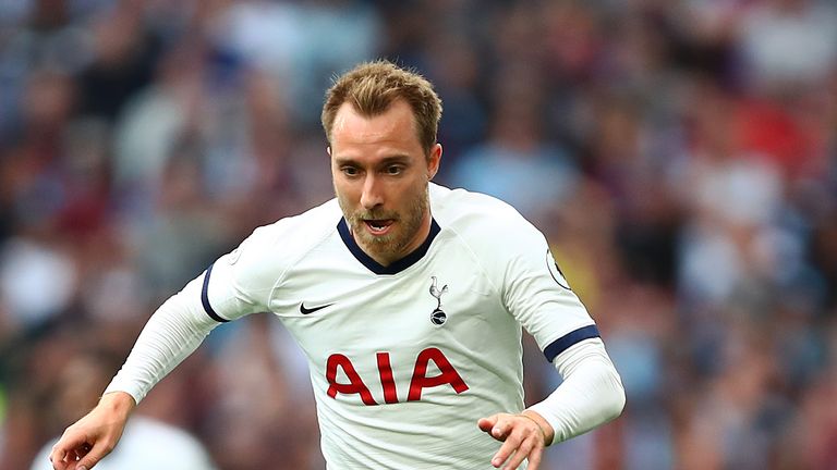 Tottenham's Christian Eriksen helped turn the game against Aston Villa