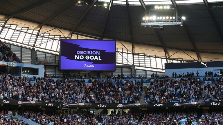 Manchester City were denied a late winner against Tottenham after VAR spotted a handball