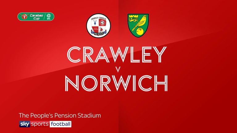 Crawley v Norwich badge
