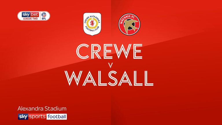 crewe v walsall