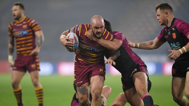 Forward Dale Ferguson has had an injury-hit time while at the Huddersfield Giants