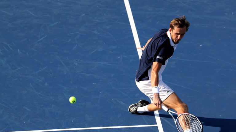 Daniil Medvedev has been well supported by the fans in Canada