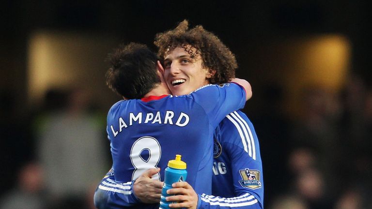 David Luiz and Frank Lampard played together for Chelsea