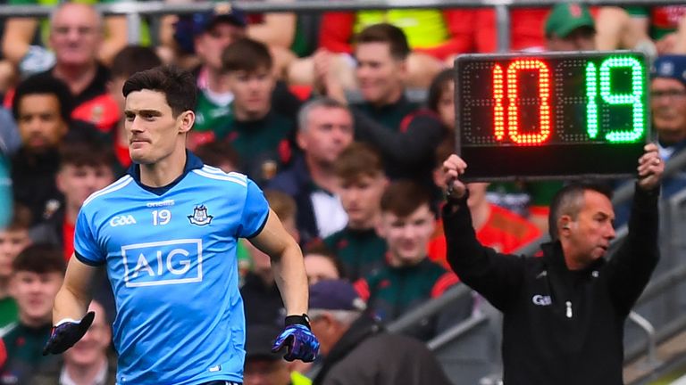 Connolly came on as a late substitute against Mayo