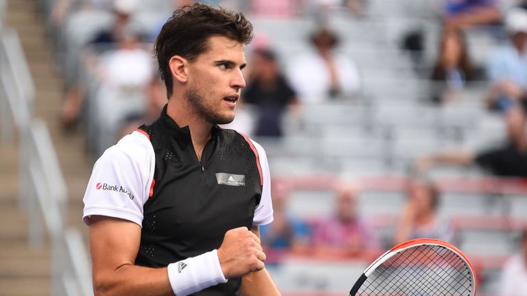 Dominic Thiem at the Rogers Cup 2019