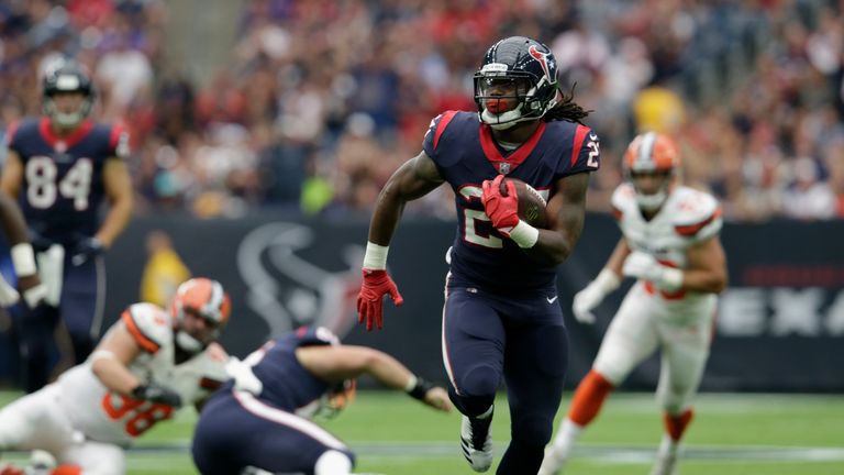 The Houston Texans have released D'Onta Foreman