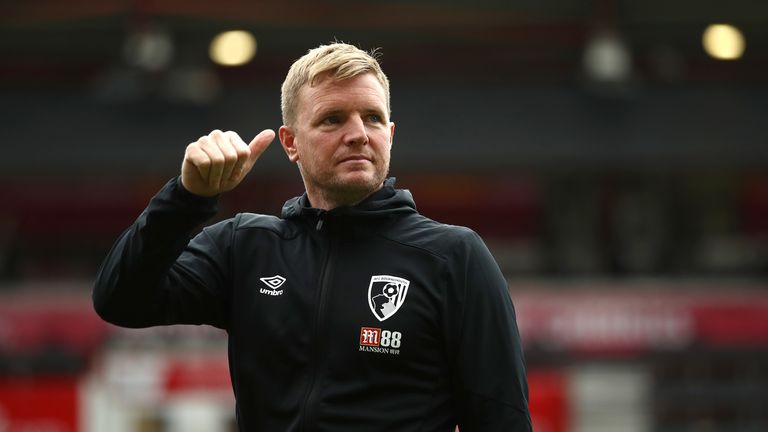 El jefe de Bournemouth, Eddie Howe