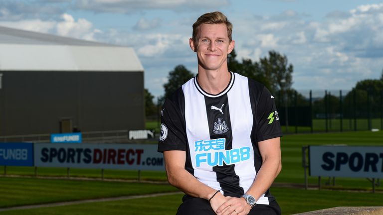 Newcastle United unveil new signing Emil Krafth