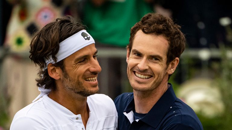 Andy Murray and Feliciano Lopez 