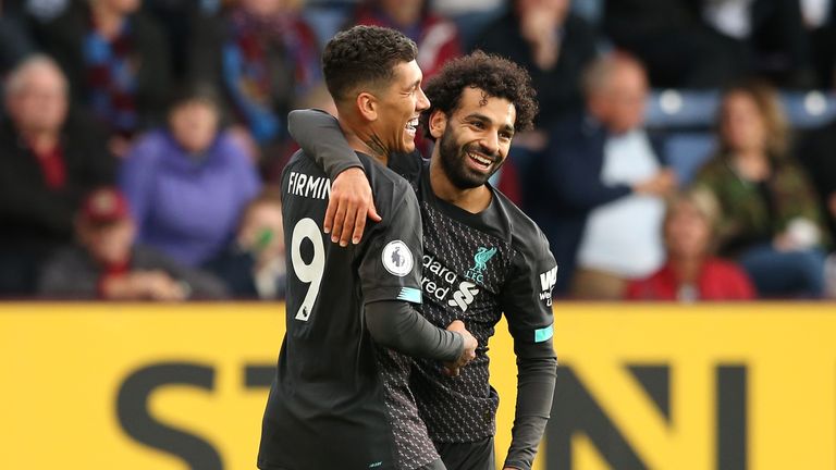 BURNLEY, ENGLAND - AUGUST 31: X during the Premier League match between Burnley FC and Liverpool FC at Turf Moor on August 31, 2019 in Burnley, United Kingdom. (Photo by Jan Kruger/Getty Images)