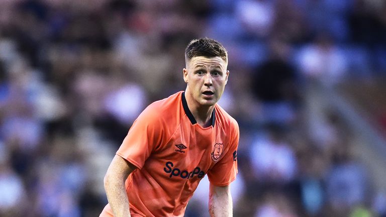 Crystal Palace midfielder James McCarthy, pictured playing for Everton