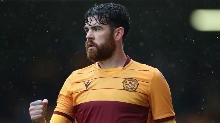 Motherwell's Liam Donnelly has been called up to the Northern Ireland squad after scoring seven goals in seven games this season.