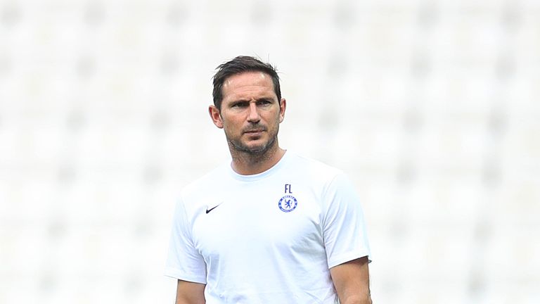 Frank Lampard during the training session at Vodafone Arena in Istanbul
