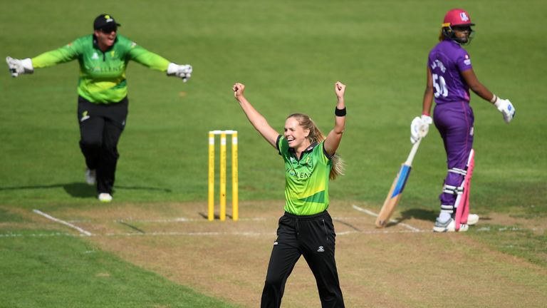 Freya Davies picked up her first four-wicket in T20 cricket