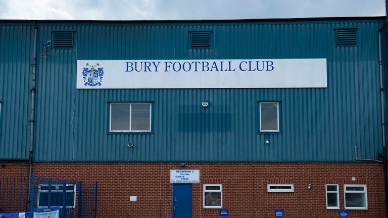 It is the third game this season that Bury have had suspended by the EFL