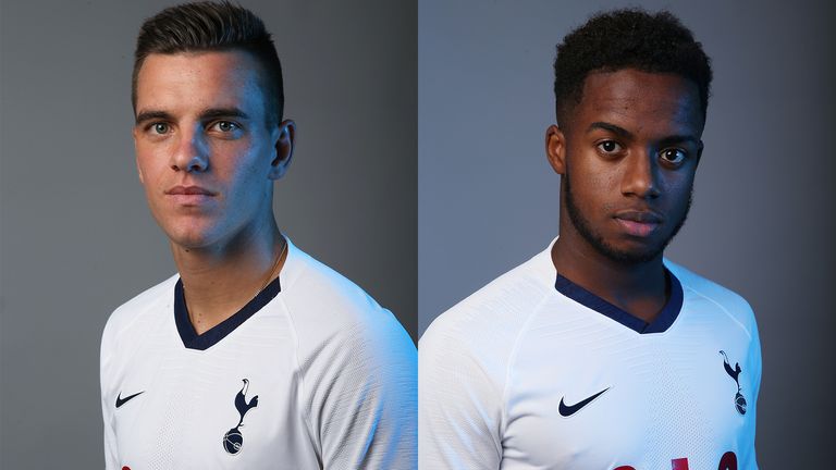 New Tottenham signings Giovani Lo Celso and Ryan Sessegnon