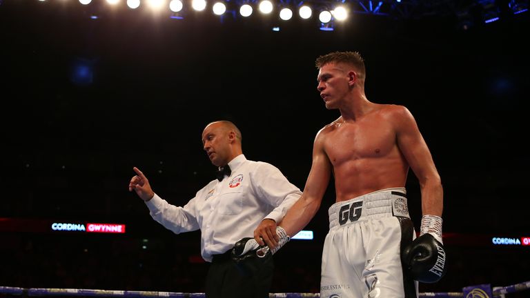 Joe Cordina and Gavin Gwynne, British & Commonwealth Lightweight Title fight, O2 Arena..31st August 2019.Picture By Dave Thompson 