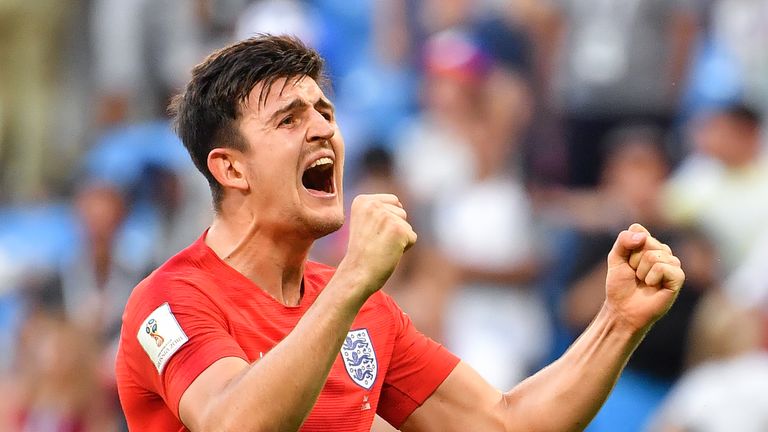 Maguire England v Sweden World Cup 2018