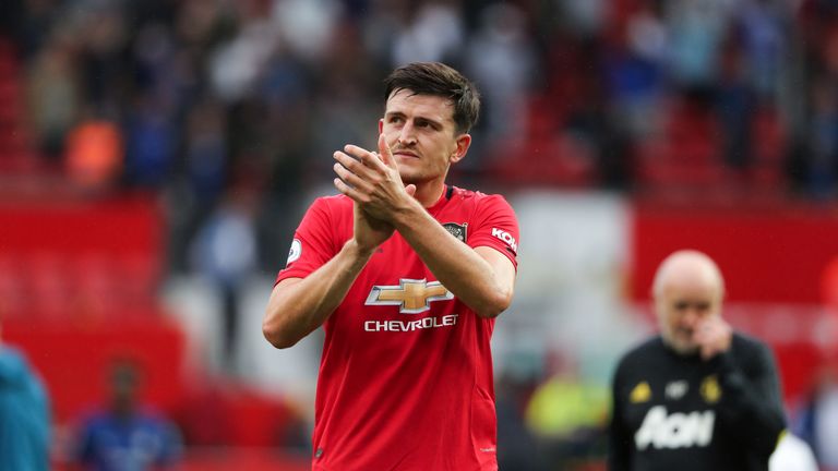 Harry Maguire marked his Manchester United debut with a man of the match showing