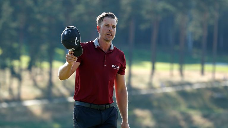 Henrik Stenson made a hole-in-one at the sixth, but he didn&#39;t know his ball had dropped