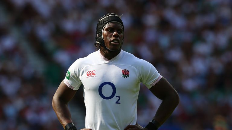 LONDON, ENGLAND - AUGUST 24: Maro Itoje of England during the 2019 Quilter International match between England and Ireland at Twickenham Stadium on August 24, 2019 in London, England. (Photo by Craig Mercer/MB Media/Getty Images)
