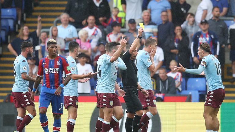 Jack Grealish was penalised for simulation late on