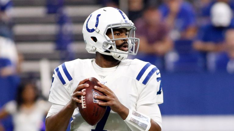 Jacoby Brissett is tasked with taking over the Colts' offense