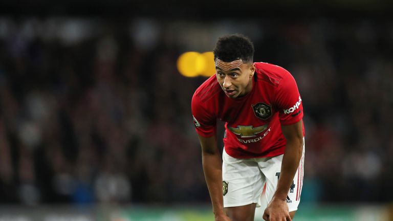 Jesse Lingard during the Premier League match between Wolverhampton Wanderers and Manchester United at Molineux