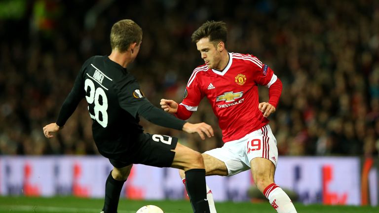 during the UEFA Europa League Round of 32 second leg match between Manchester United and FC Midtjylland at Old Trafford on February 25, 2016 in Manchester, United Kingdom.