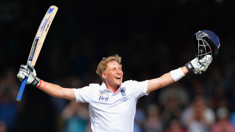 Joe Root of England celebrates his century during day three of the 2nd Investec Ashes Test match between England and Australia at Lord's Cricket Ground on July 20, 2013 in London, England.  (Photo by Mike Hewitt/Getty Images)