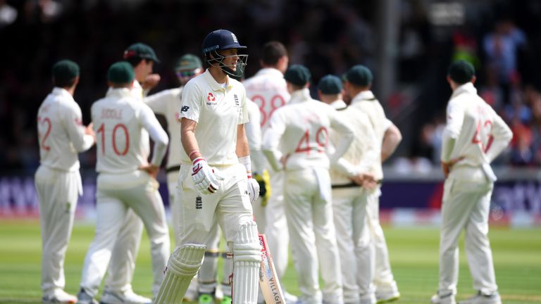Joe Root continued his struggle for form at Lord's