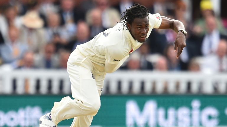 Jofra Archer disfrutó de un impresionante debut en la Prueba en la segunda Prueba de Cenizas en Lord's