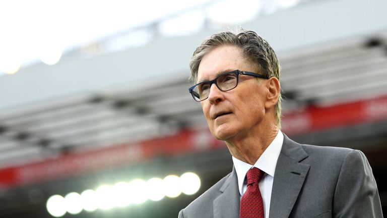 John W. Henry picture at Anfield ahead of Liverpool vs Norwich City