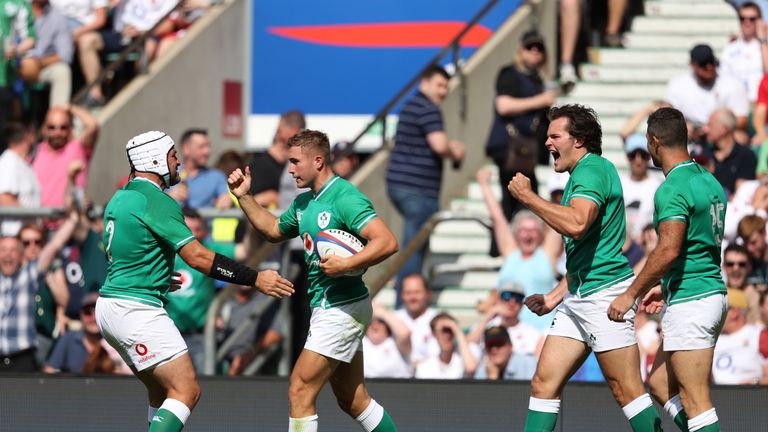 Joe Schmidt's team who took first blood through an early Jordan Larmour try