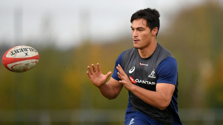 Jordan Petaia could make his international debut against the All Blacks