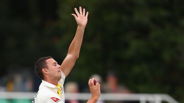Josh Hazlewood, Australia, tour match vs Worcestershire