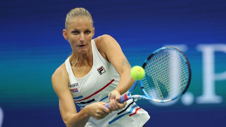 Karolina Pliskova was beaten by Angelique Kerber in the 2016 final in New York