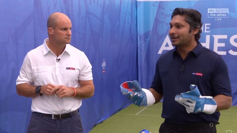 Andrew Strauss and Kumar Sangakkara talk about catching in the Ashes Zone