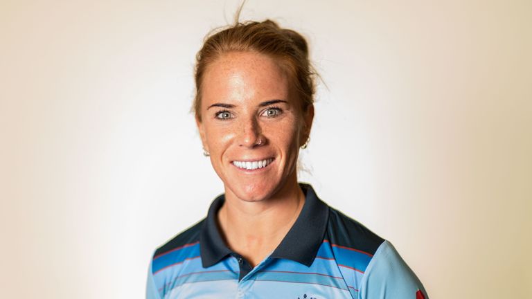 LEICESTER, ENGLAND - JUNE 04: Lauren Winfield of England during a Portrait session at Grace Road on June 04, 2019 in Leicester, England. (Photo by Paul Harding/Getty Images)