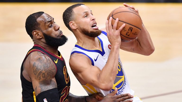 LeBron James and Stephen Curry faced each other in the 2018 NBA Finals