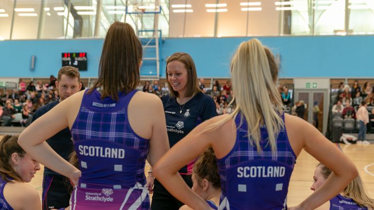 Lesley MacDonald joins Strathclyde Sirens as their new head coach .(Credit Ian Steele Photography)