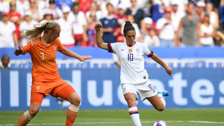 Carli Lloyd has reportedly been approached by a number of NFL teams