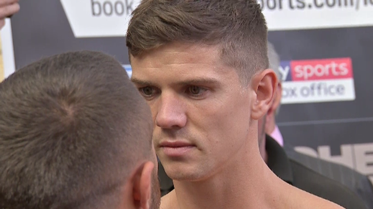 Luke Campbell was visibly taller than Vasiliy Lomachenko