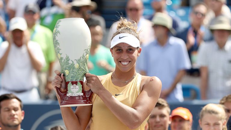 Madison Keys defeated four Grand Slam champions on her way to winning the title in Ohio